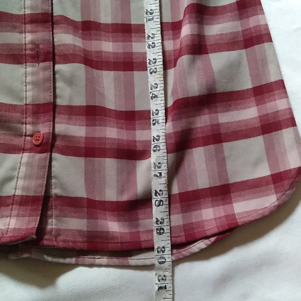NWOT Columbia Omni-wick Plaid Button Down - Picture 5 of 8